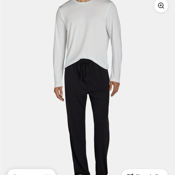 NWT Athletic Works Men’s Black Sleep Pants - Picture 1 of 10